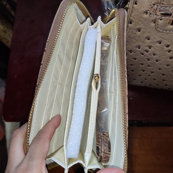 Brand new croc-embossed women's handbag and wallet set - Picture 6 of 6